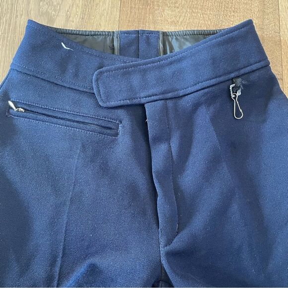 Vintage Roffe Ski Pants Snowboard Navy Youth Kids Made in USA (Size 10) - Picture 7 of 12